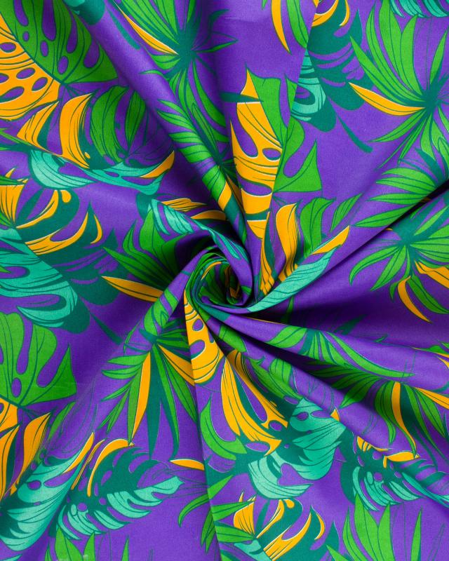 Polynesian fabric API Purple - Tissushop